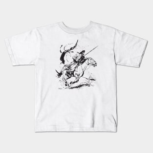 Gaucho Lance Horse by PPereyra Kids T-Shirt